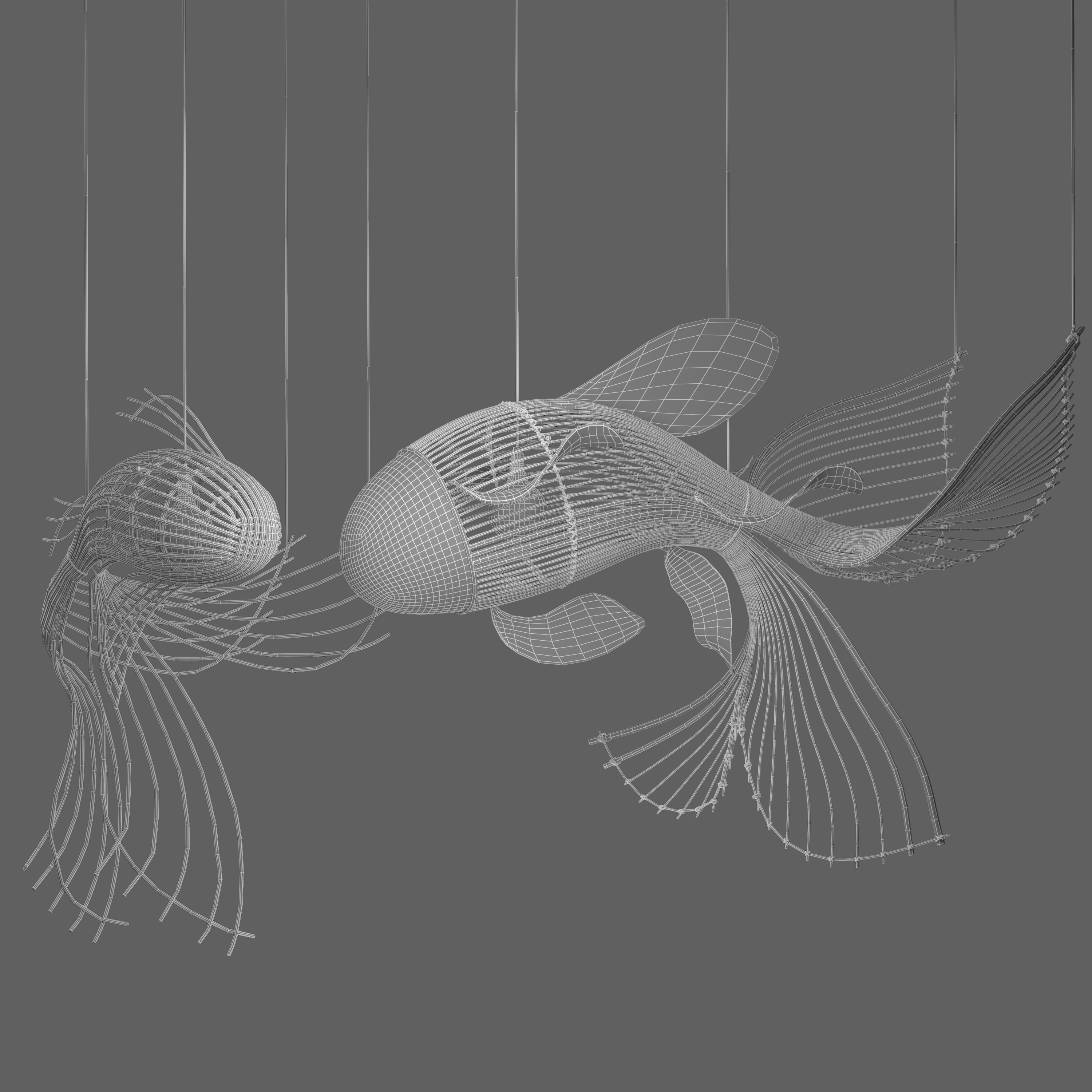 Fish Rattan Decor Lighting by Ambi3d 3DOcean
